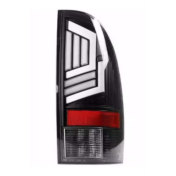Winjet Sequentail Tail Lights - Glossey Black/Clear CTWJ-0704-GBC-SQ - main